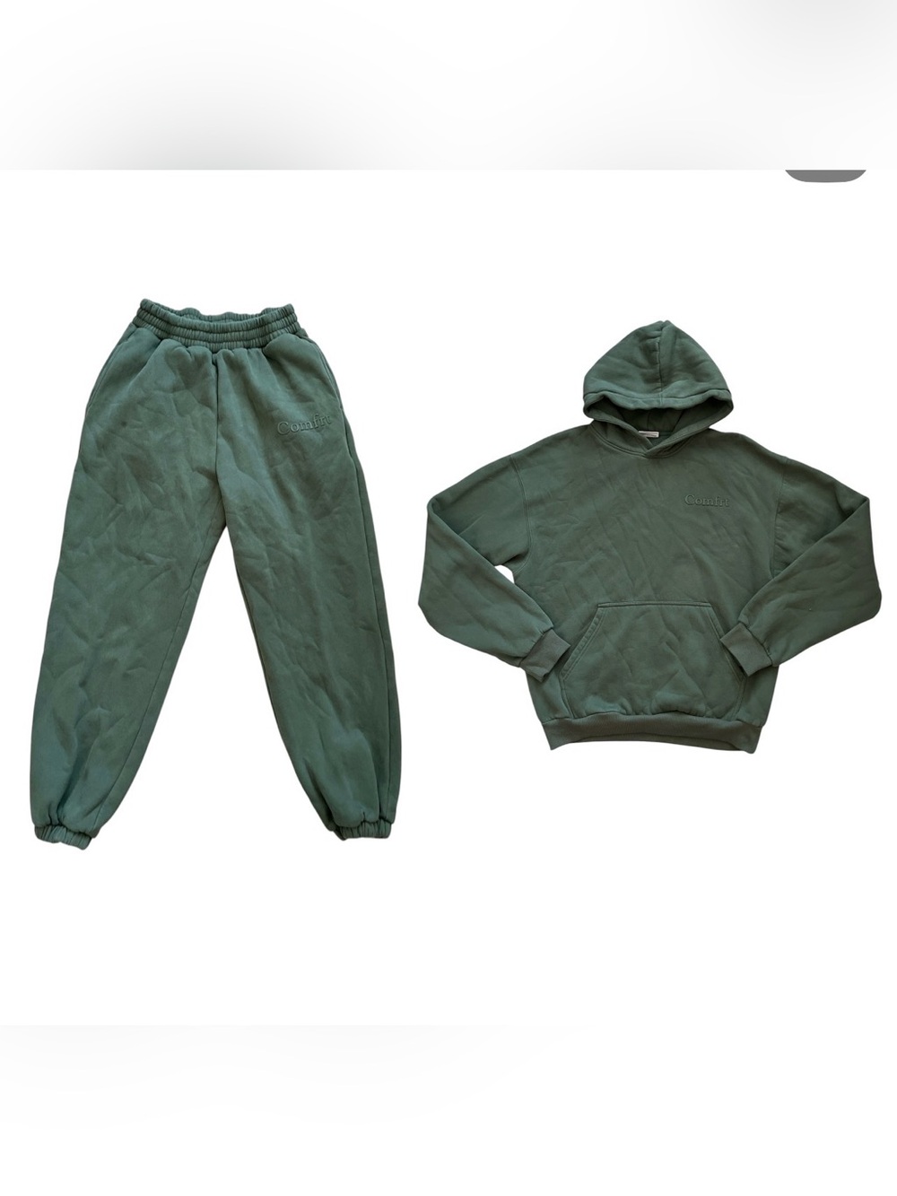Comfrt Minimalist Hoodie & Sweatpants Set SZ M